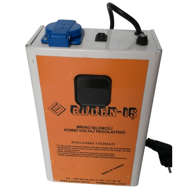Mikro İşlemcili Kombi Voltaj Regülatörü GT GAUSS TRAFO SANAYİ